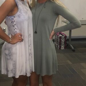 Long sleeve tshirt dress